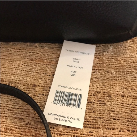 🌺🆕NWT Tory Burch Leather Tassel Crossbody - Picture 4 of 7